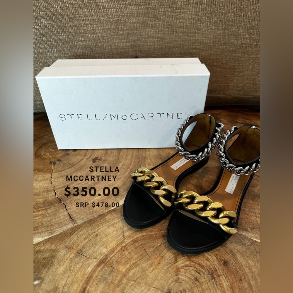 Stella Mccartney Plastic Sandal Rubber Sole SIZE 36 (BRAND NEW)